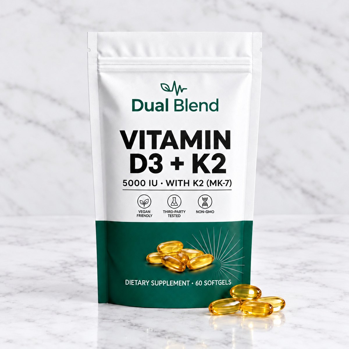 D3 + K2 softgels