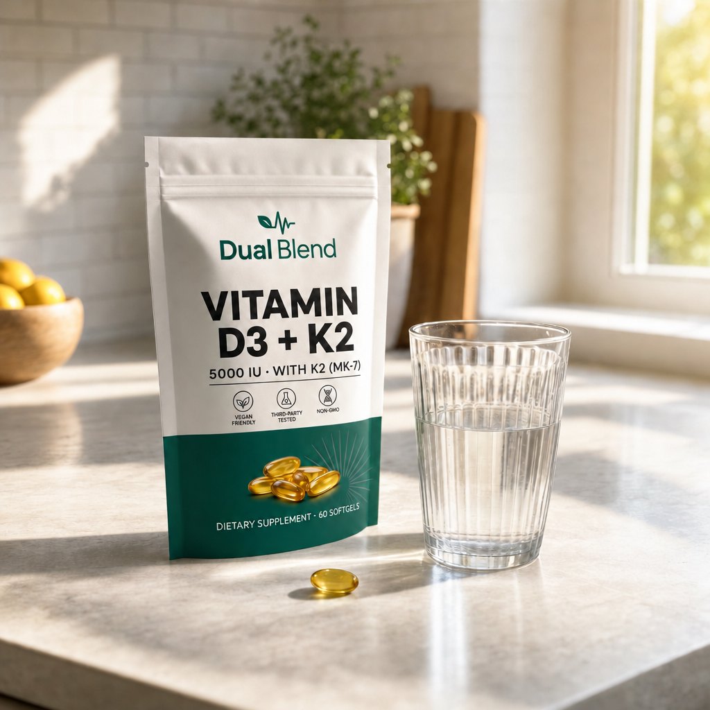 D3 + K2 on a kitchen counter